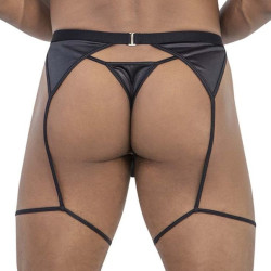 CandyMan String Jarretière Kamat Noir